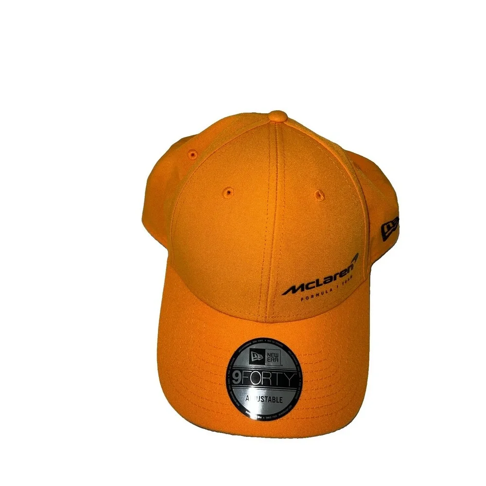 (7)New Era McLaren F1 Hat Snapback Adjustable 9Forty Formula 1 Team Cap Orange